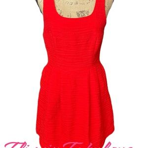 1.State~ Red mini Dress with pockets